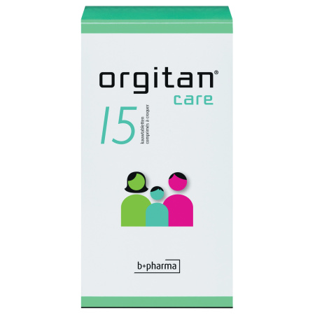 Orgitan Care Voedingssupplement 15 Kauwtabletten