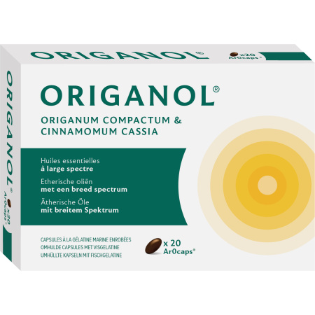 Origanol Duo Etherische Oliën Van Oregano En Kaneel 20 Arocaps