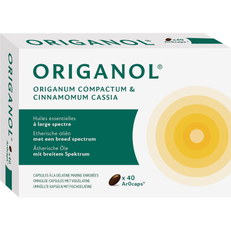 Origanol Duo Etherische Oliën Van Oregano En Kaneel 40 Arocaps