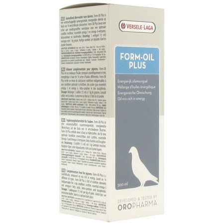 Oropharma Form-Oil Plus Energierijk Mengsel Van 14 Verschillende Oliën Duiven 500ml