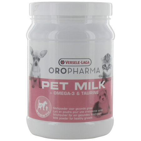 Oropharma Pet Milk Omega-3 En Taurine Melkvervanger Poeder Pups Kittens En Fretten 400g