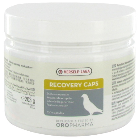 Oropharma Recovery Caps Snelle Recuperatie Duiven 350 Capsules