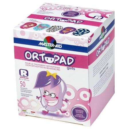Ortopad Regular For Girls Oogpleister 50 Stuks