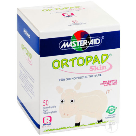 Ortopad Skin Regular 50 Oogkompressen