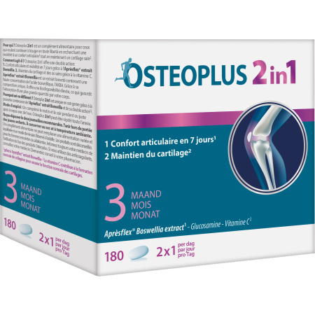 Osteoplus 2in1 Voedingssupplement Gewrichtscomfort 180 Tabletten