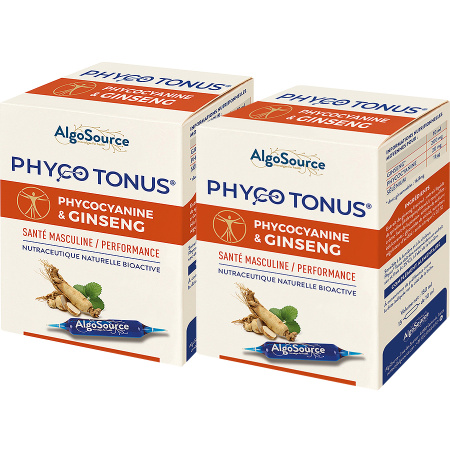 Pack De 2 Algosource Phyco Tonus Bioactieve Mannelijke Voedingssupplement Ampullen 15×10ml