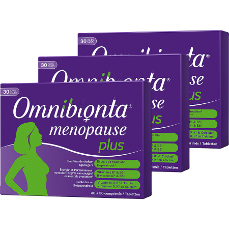 Pack Van 3 Omnibionta Menopauze Plus 30 + 30 Tabletten