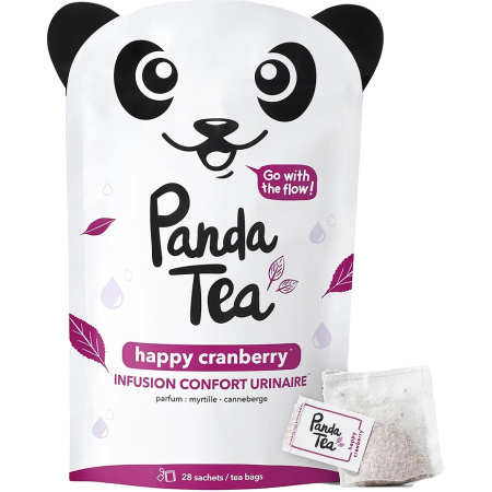 Panda Tea Happy Cranberry Infusie Urinair Comfort 28 Zakjes