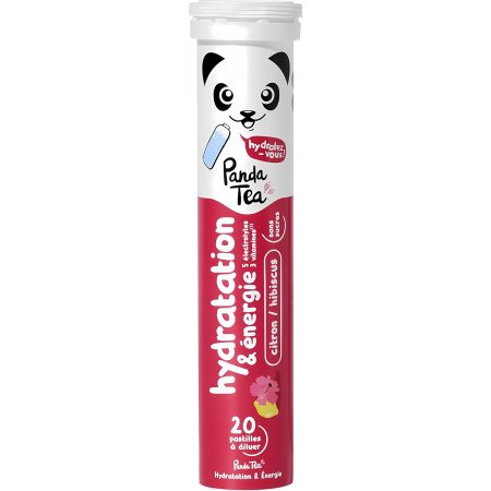 Panda Tea Hydratatie Citroen En Hibiscus 20 Bruistabletten
