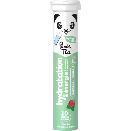 Panda Tea Hydratatie Framboos En Munt 20 Bruistabletten