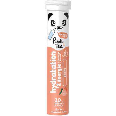 Panda Tea Hydratatie Perzik 20 Bruistabletten