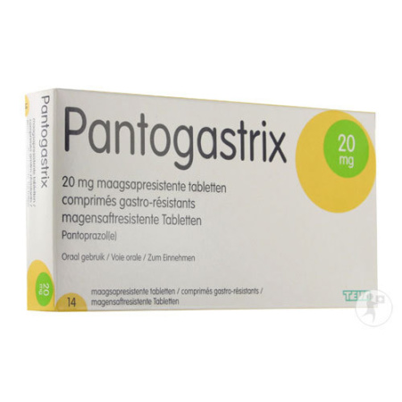 Pantogastrix 20mg Pantoprazol Maagsapresistente Tabletten 14