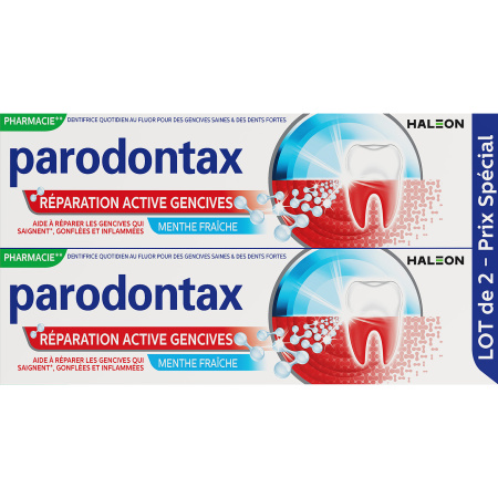 Parodontax Actief Tandvleesherstel Tandpasta Frisse Munt Tubes 2x50ml