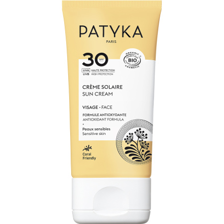 Patyka Zonnecrème Gezicht SPF30 Gevoelige Huid Tube Met Pomp 40ml