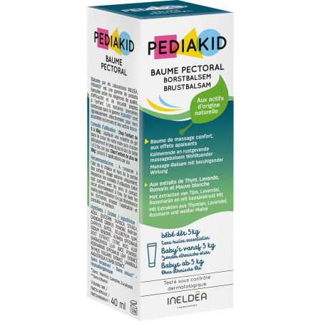Pediakid Borstbalsem Baby's +5kg Verzachtende Massagebalsem 40ml