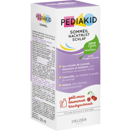 Pediakid Nachtrust Kersen Smaak Fles 125ml