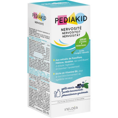 Pediakid Nervositeit Zwarte Bessen Smaak Fles 125ml
