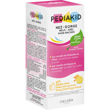 Pediakid Neus-Keel Honing Citroen Smaak Fles 125ml