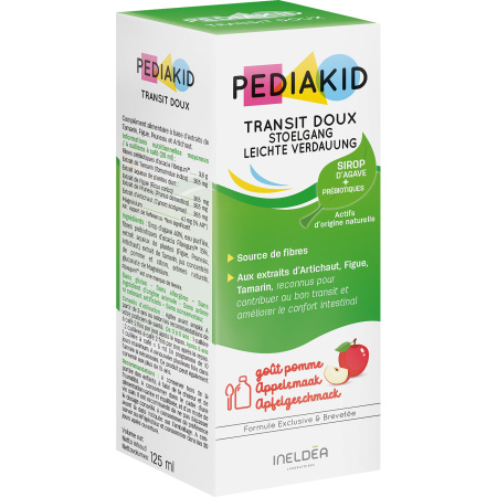 Pediakid Stoelgang Appel Smaak Fles 125ml