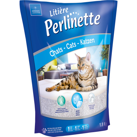 Perlinette Cristaux Silica Kattenbakvulling 4l 1,8kg