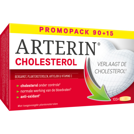 Perrigo Arterin Cholesterol 90 + 15 Tabletten