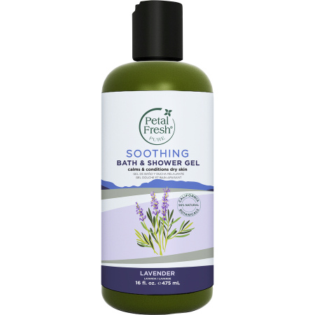 Petal Fresh Pure Bath And Shower Gel Lavendel Pompfles 475ml