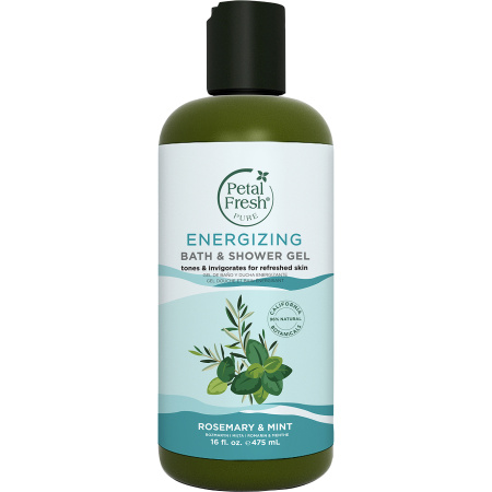 Petal Fresh Pure Bath And Shower Gel Rosemary And Mint Pompfles 475ml