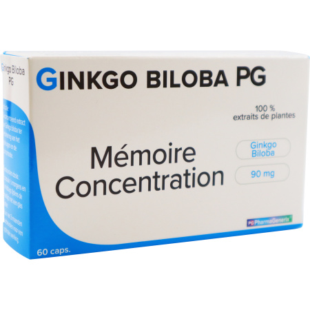 Pg Pharmagenerix Ginkgo Biloba Pg 60 Capsules