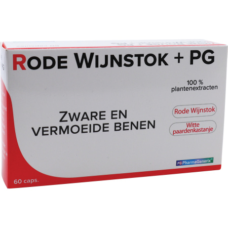 Pg Pharmagenerix Rode Wijnstok+ Pg Blister 60 Capsules