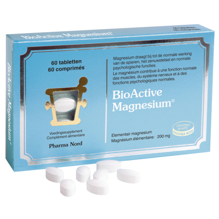 Pharma Nord BioActive Magnesium Energie + Spierfunctie 60 Tabletten