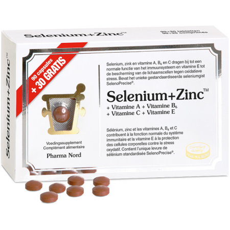 Pharma Nord Selenium + Zink Immuniteit 90 + 30 Tabletten Gratis aanbieding