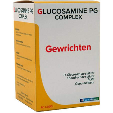 Pharmagenerix Glucosamine PG Complex + Voedingssupplement Gewrichten 60 Capsules