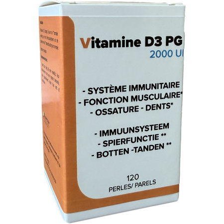 Pharmagenerix Vitamine D3 2000IE 120 Parels