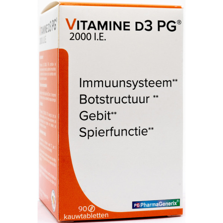 Pharmagenerix Vitamine D3 2000IE 90 Tabletten