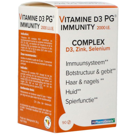 Pharmagenerix Vitamine D3 2000IE Immunity 90 Tabletten