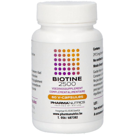 Pharmanutrics Biotine 2500 60 Capsules