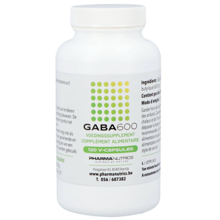 PharmaNutrics Gaba 600 120 Capsules