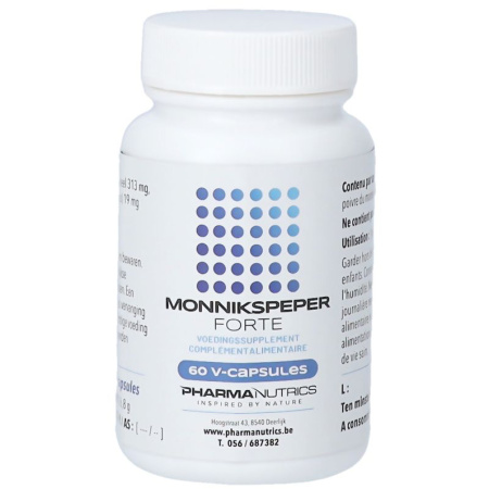 PharmaNutrics Monnikspeper Forte 60 Capsules