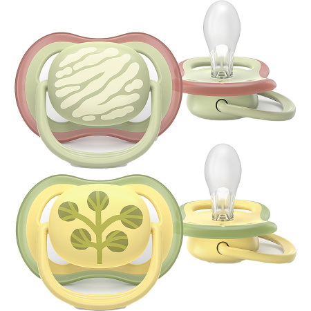 Philips Avent Fopspeen +18m Air Mint/Ivoor Motief 2 Stuks