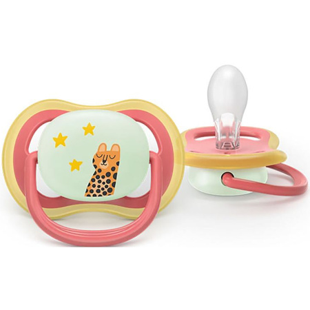 Philips Avent Fopspeen +18m Air Night Mix 2 Stuks