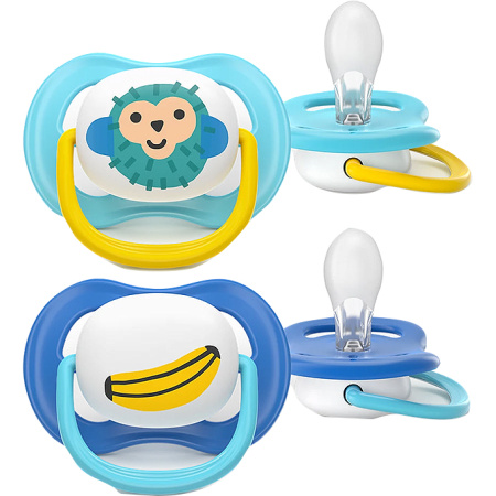 Philips Avent Fopspeen +6m Air Collectie Jongen 2 Stuks
