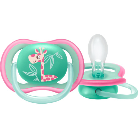 Philips Avent Ultra air Fopspeen Giraffe +18 Maanden 2st