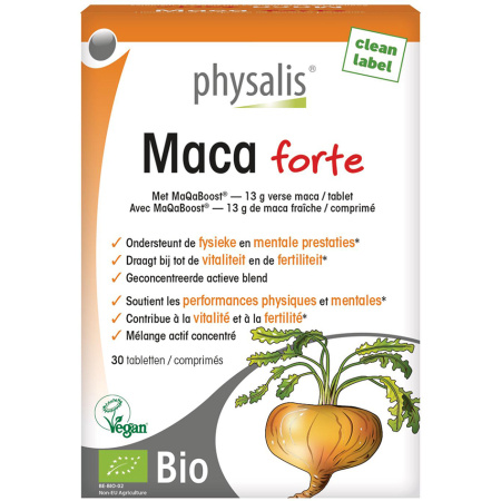 Physalis Maca Forte Bio 30 Tabletten