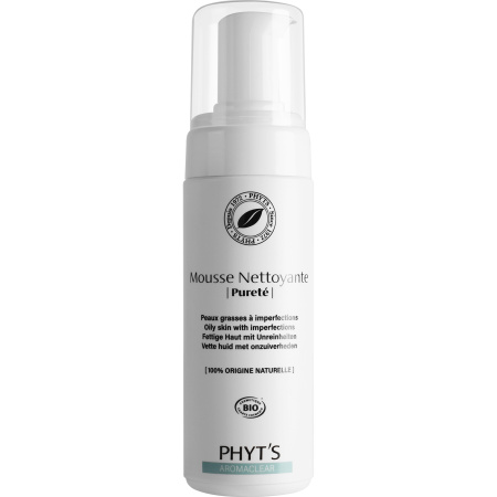 Phyt's Reinigingsschuim Zuiverheid Vette Huid Met Neiging Tot Acne Pompfles 160ml