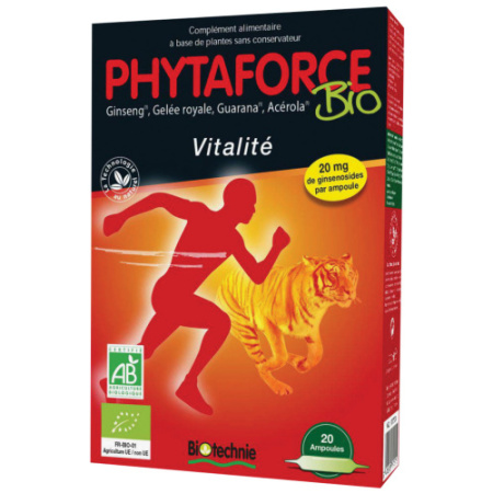 Phytaforce Vitaliteit Kruiden Voedingssupplement Flesjes 20x10ml
