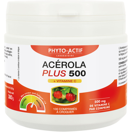 Phyto-Actif Acerola Plus 500 100 Tabletten