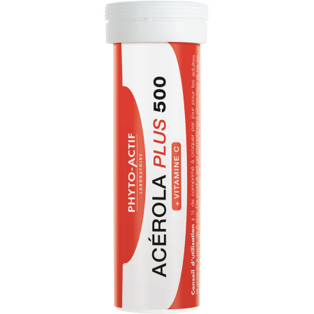 Phyto-Actif Acerola Plus 500 24 Tabletten + 12 Gratis