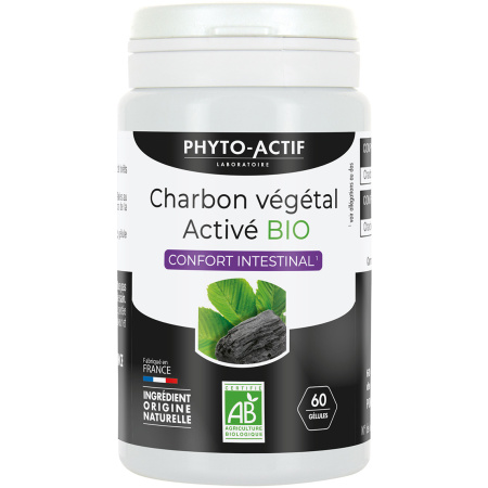 Phyto-Actif Actieve Plantaardige Kool Bio Darmcomfort 60 Capsules