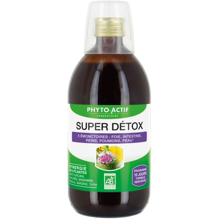 Phyto-Actif Super Detox Cocktail 5 Organen Bio Fles 500ml