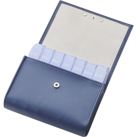 Pilbox Maxi Navy Blauw Wekelijkse Pillendoos 1 Stuk